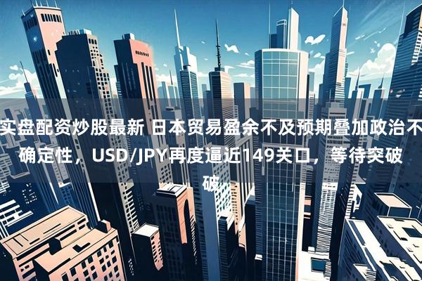 实盘配资炒股最新 日本贸易盈余不及预期叠加政治不确定性，USD/JPY再度逼近149关口，等待突破