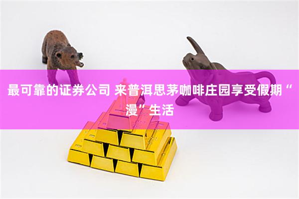 最可靠的证券公司 来普洱思茅咖啡庄园享受假期“漫”生活